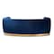 Baxton Studio Milena Glam Royal Blue Velvet Upholstered Gold-Finished Sofa 152-9266 - alternate 7